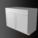 Hampton Bay Designer Series Melvern Base Kitchen Cabinet in Heron Gray