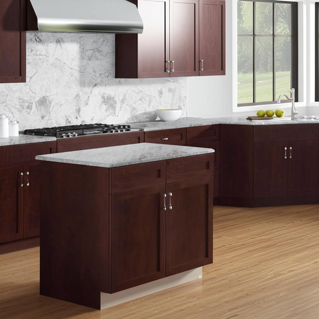 Hampton Bay Designer Series Soleste Base Kitchen Cabinet in Spice