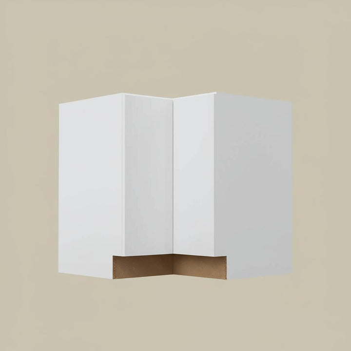 Hampton Bay Designer Series Edgeley Lazy Susan Corner Base Kitchen Cabinet in White