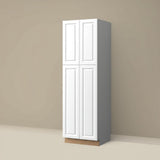 Hampton Bay Designer Series Elgin Pantry Kitchen Cabinet in White