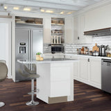 Hampton Bay Designer Series Edgeley Drawer Base Kitchen Cabinet in White