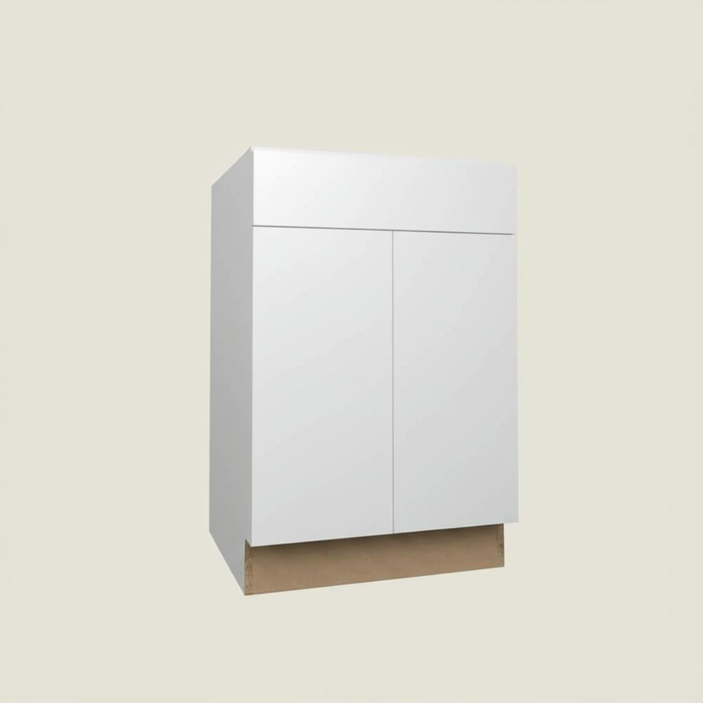 Hampton Bay Designer Series Edgeley Base Kitchen Cabinet in White