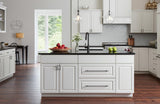 Hampton Bay Hampton 9-inch Base Kitchen Cabinet in Satin White