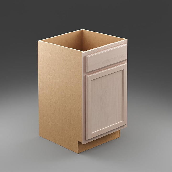 Hampton Bay Unfinished Recessed Panel Base Kitchen Cabinet