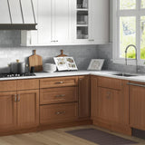 Hampton Bay Hampton Medium Oak Base Kitchen Cabinet