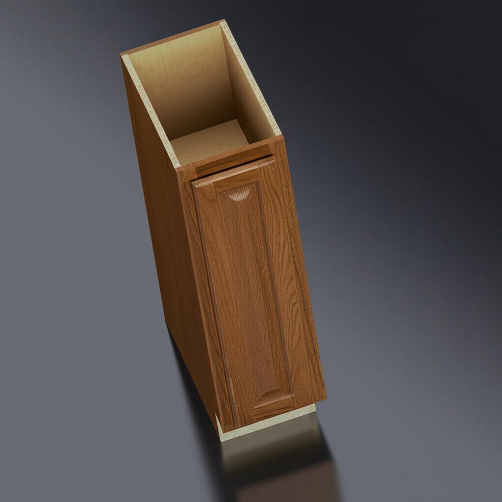 Hampton Bay Hampton Medium Oak Base Kitchen Cabinet