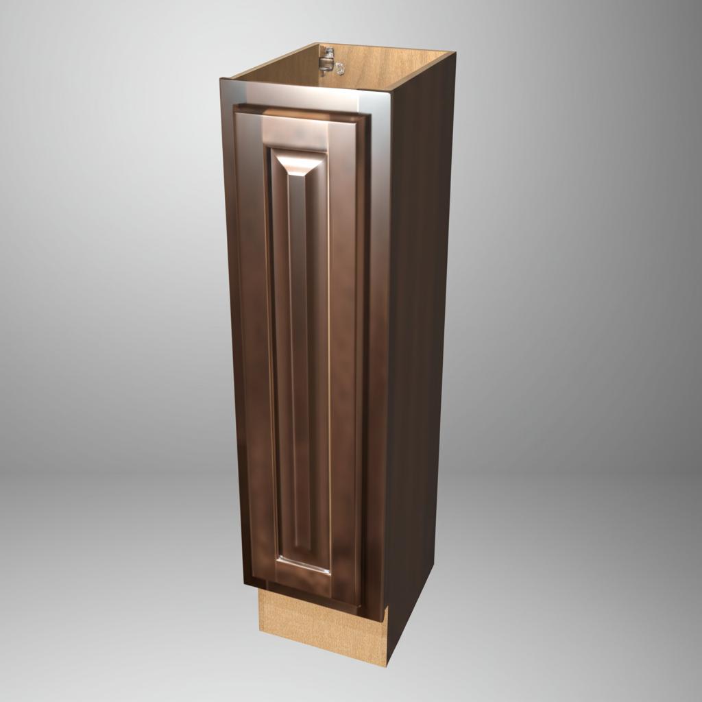 Hampton Bay Hampton 9" Assembled Base Kitchen Cabinet in Cognac