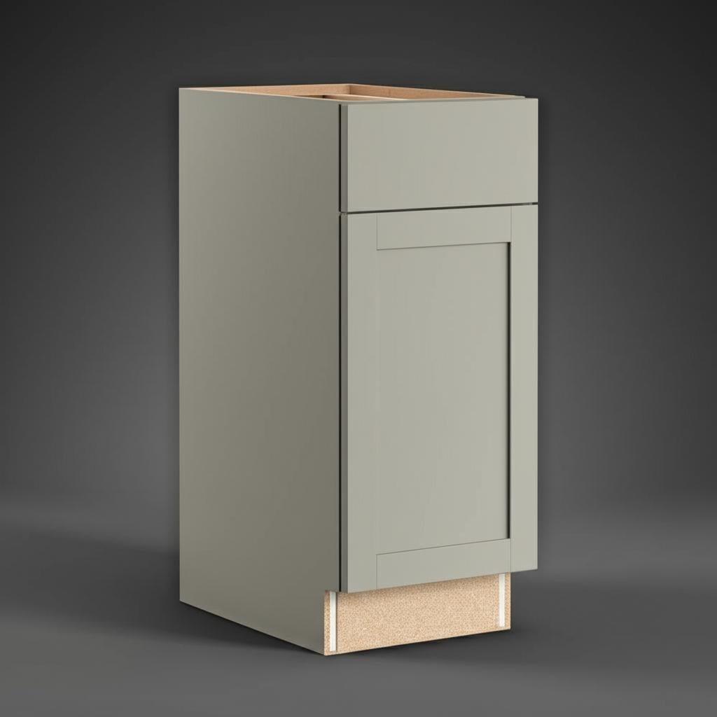 Hampton Bay Westfield Dusk Gray Shaker Base Kitchen Cabinet