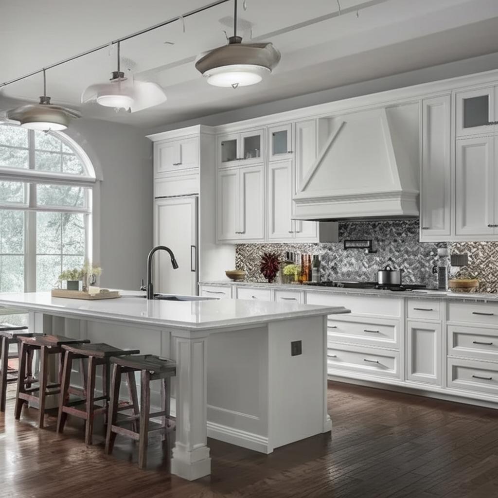 Hampton Bay 18-inch Satin White Base Kitchen Cabinet with Drawer Glides