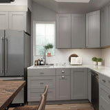 Hampton Bay Shaker Dove Gray Base Kitchen Cabinet