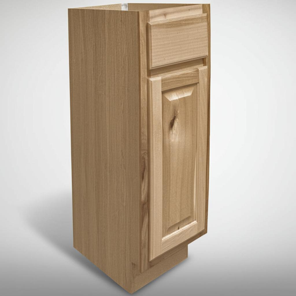 Hampton Bay Hampton Natural Hickory Assembled Base Kitchen Cabinet