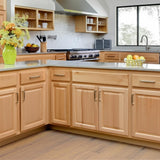 Hampton Bay Hampton Natural Hickory Assembled Base Kitchen Cabinet