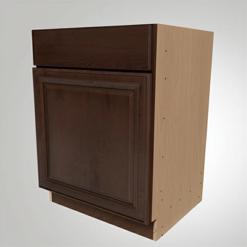 Hampton Bay Benton Base Cabinet with Soft Close Drawer in Butterscotch