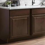 Hampton Bay Benton Base Cabinet with Soft Close Drawer in Butterscotch