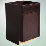 Hampton Bay Shaker Java Base Kitchen Cabinet - 21" W x 24" D x 34.5" H