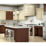 Hampton Bay Designer Series Soleste Base Kitchen Cabinet in Spice