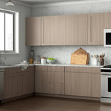 Hampton Bay Designer Series Edgeley Driftwood Base Kitchen Cabinet
