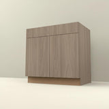Hampton Bay Designer Series Edgeley Driftwood Base Kitchen Cabinet
