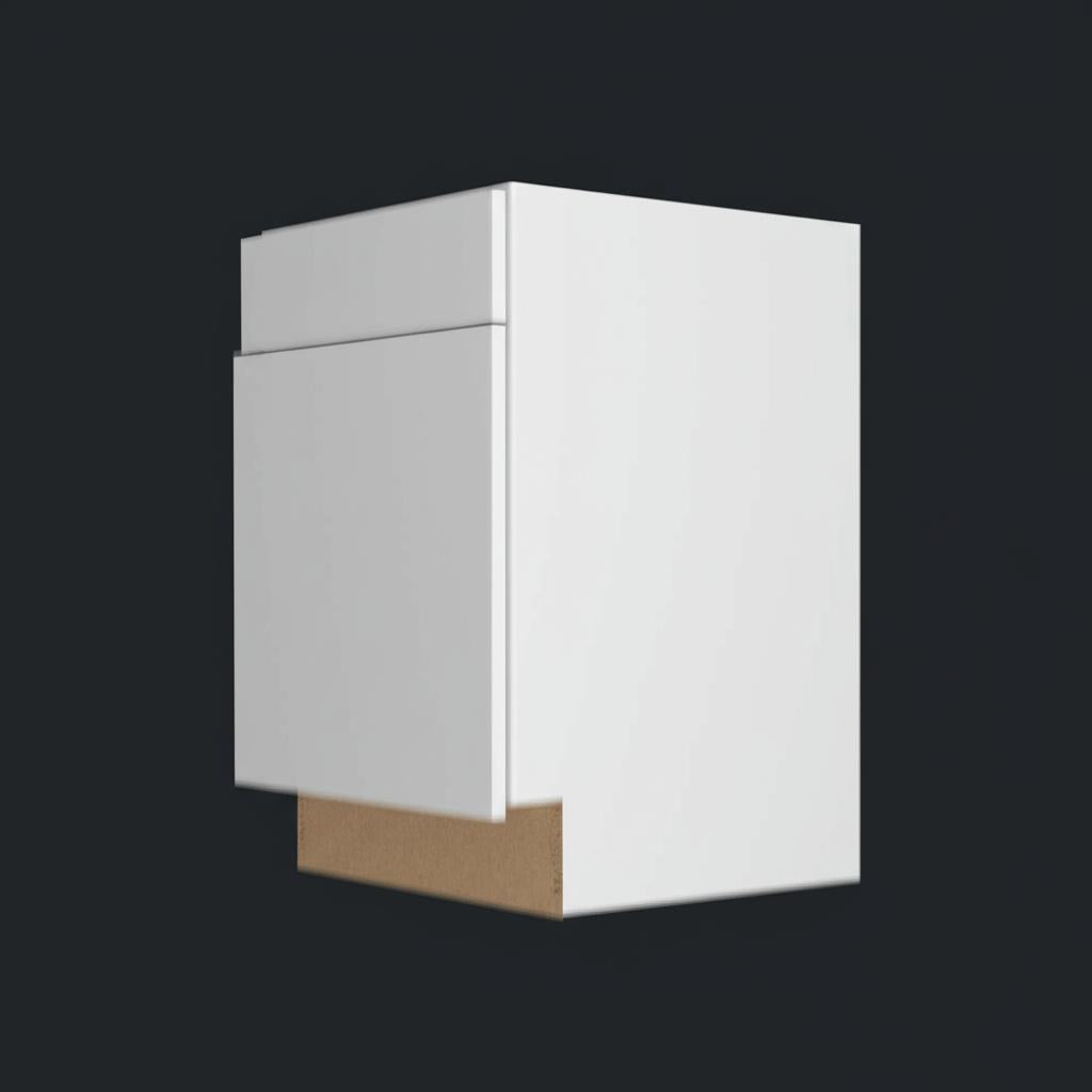 Hampton Bay Designer Series Edgeley Base Kitchen Cabinet in White