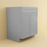 Hampton Bay Designer Series Melvern Base Kitchen Cabinet in Heron Gray