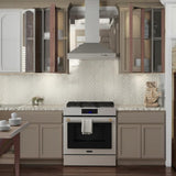 Hampton Bay 30 in. W x 24 in. D x 34.5 in. H Assembled Sink Base Kitchen Cabinet in Unfinished with Recessed Panel