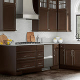 Hampton Bay Shaker Java Sink Base Cabinet - 30" x 24" x 34.5"
