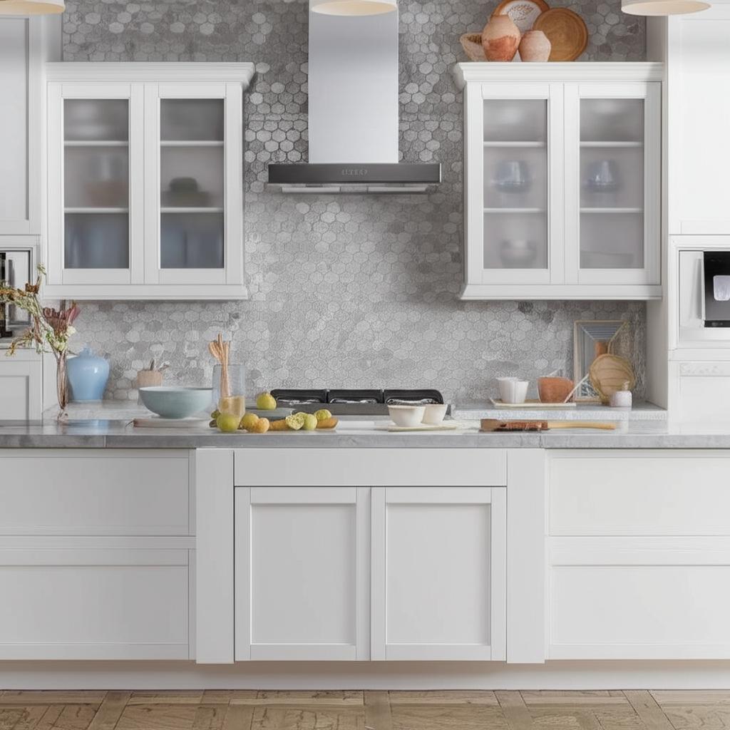 Hampton Bay Courtland 36-inch Polar White Shaker Sink Base Cabinet