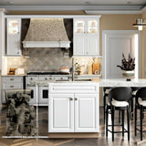 Hampton Bay Designer Series Elgin White Sink Base Kitchen Cabinet