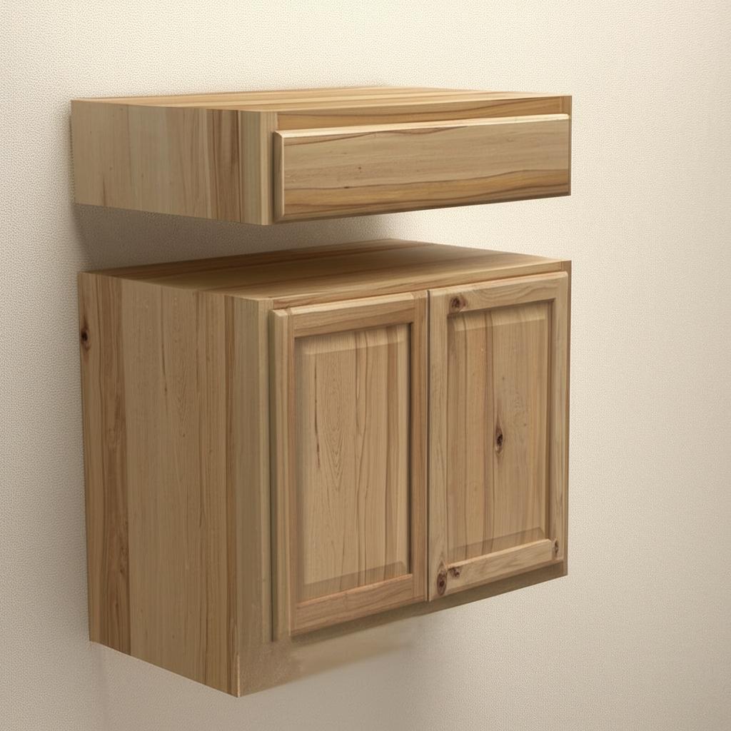 Hampton Bay Hickory Accessible Sink Base Cabinet - 36" x 24" x 34.5"