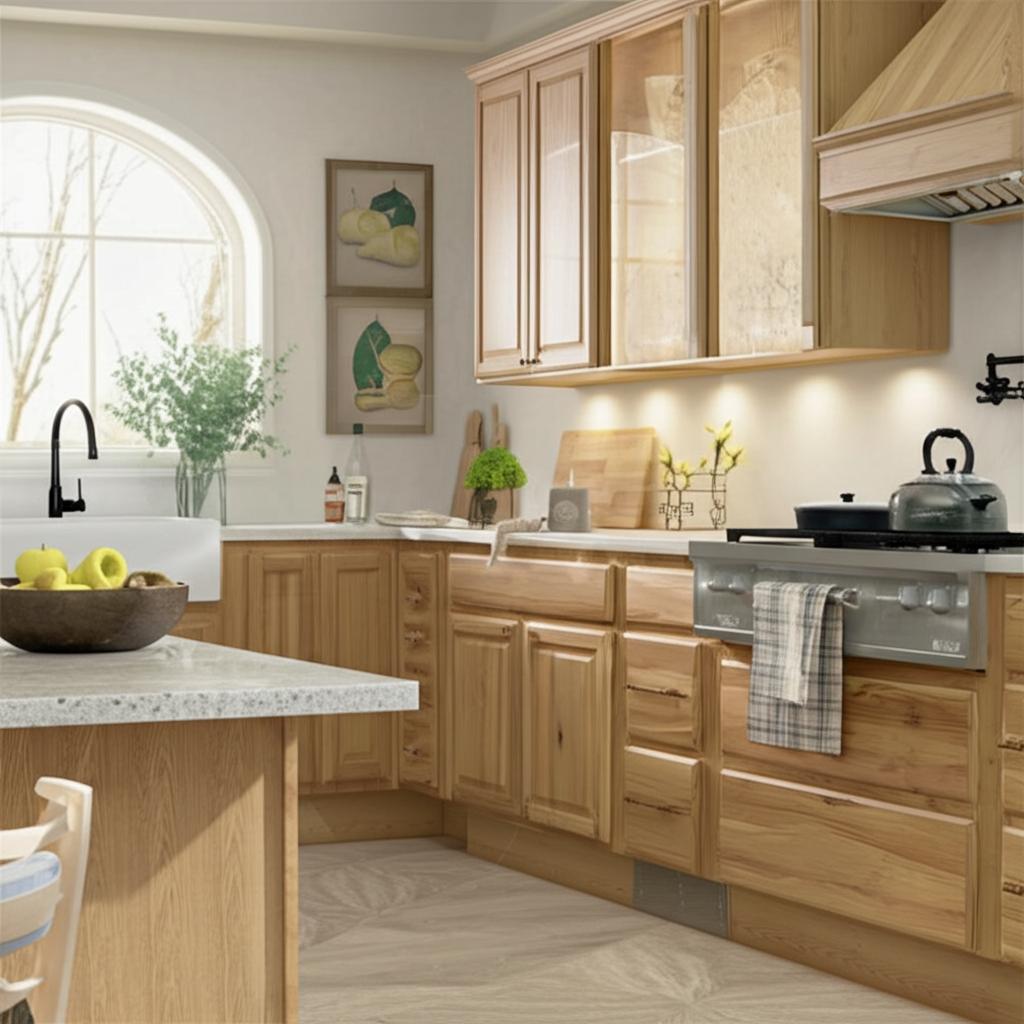 Hampton Bay Hickory Accessible Sink Base Cabinet - 36" x 24" x 34.5"