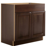 Hampton Bay Benton Assembled Sink Base Cabinet in Butterscotch
