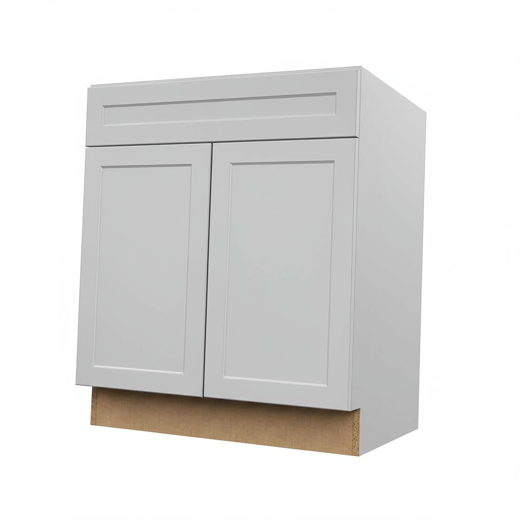 Hampton Bay Designer Series Melvern Sink Base Kitchen Cabinet in Heron Gray
