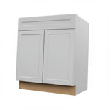 Hampton Bay Designer Series Melvern Sink Base Kitchen Cabinet in Heron Gray