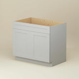 Hampton Bay Designer Series Melvern Sink Base Kitchen Cabinet in Heron Gray