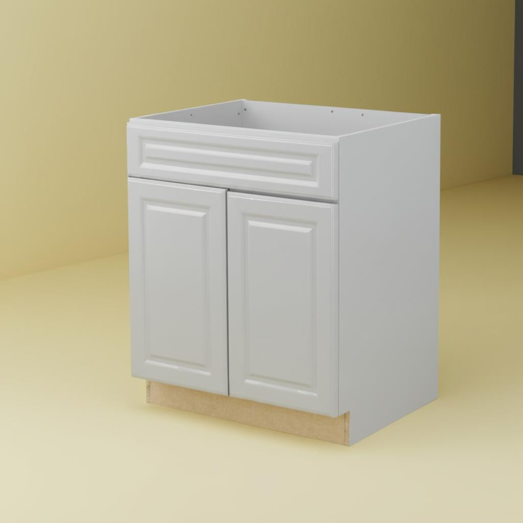 Hampton Bay Designer Series Elgin Sink Base Kitchen Cabinet in Heron Gray