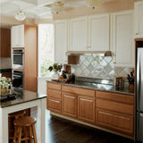 Hampton Bay ADA Accessible Sink Base Cabinet, Medium Oak