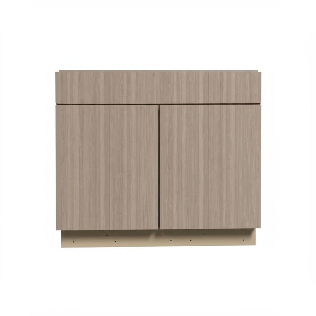 Hampton Bay Designer Series Edgeley ADA Sink Base Cabinet in Driftwood