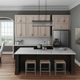 Hampton Bay 15 in. W x 12 in. D x 30 in. H Assembled Wall Kitchen Cabinet in Unfinished with Recessed Panel