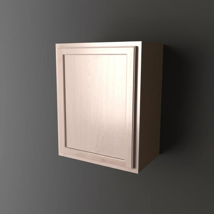 Hampton Bay 21 in. W x 12 in. D x 30 in. H Assembled Wall Kitchen Cabinet in Unfinished with Recessed Panel