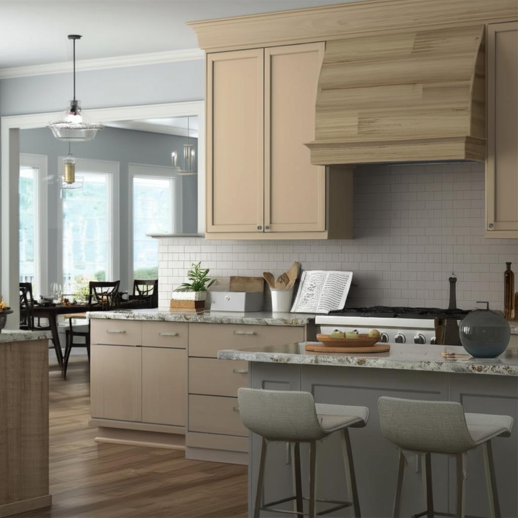 Hampton Bay 18x12x36 Unfinished Wall Kitchen Cabinet with Recessed Panel