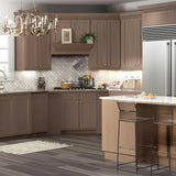 Hampton Bay 15x12x36 Inch Unfinished Wall Kitchen Cabinet with Recessed Panel