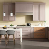 Hampton Bay 21 in. W x 12 in. D x 36 in. H Assembled Wall Kitchen Cabinet in Unfinished with Recessed Panel