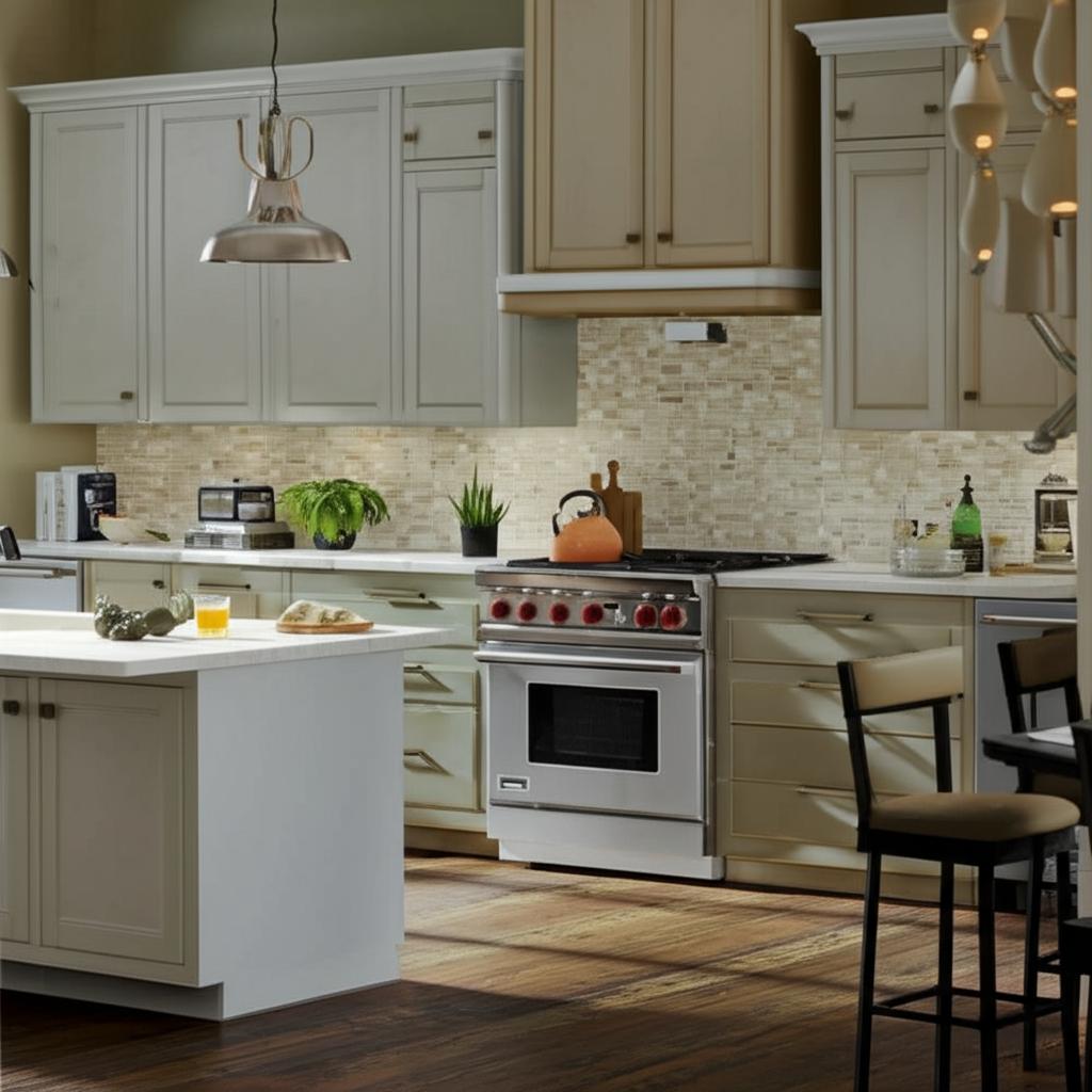 Hampton Bay Shaker Wall Kitchen Cabinet in Satin White