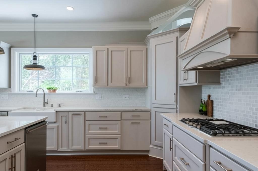 Hampton Bay 36 in. Wall Kitchen Cabinet with Recessed Panel