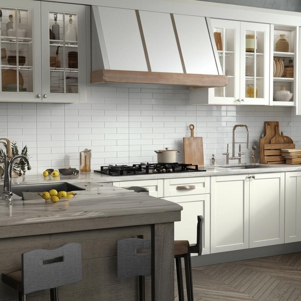 Hampton Bay Shaker Wall Kitchen Cabinet in Satin White