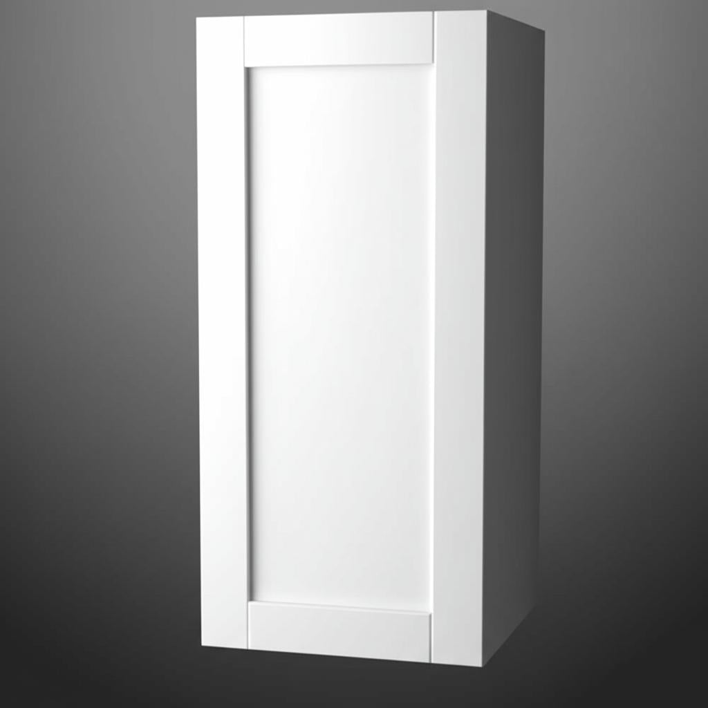 Hampton Bay Shaker Satin White Wall Kitchen Cabinet