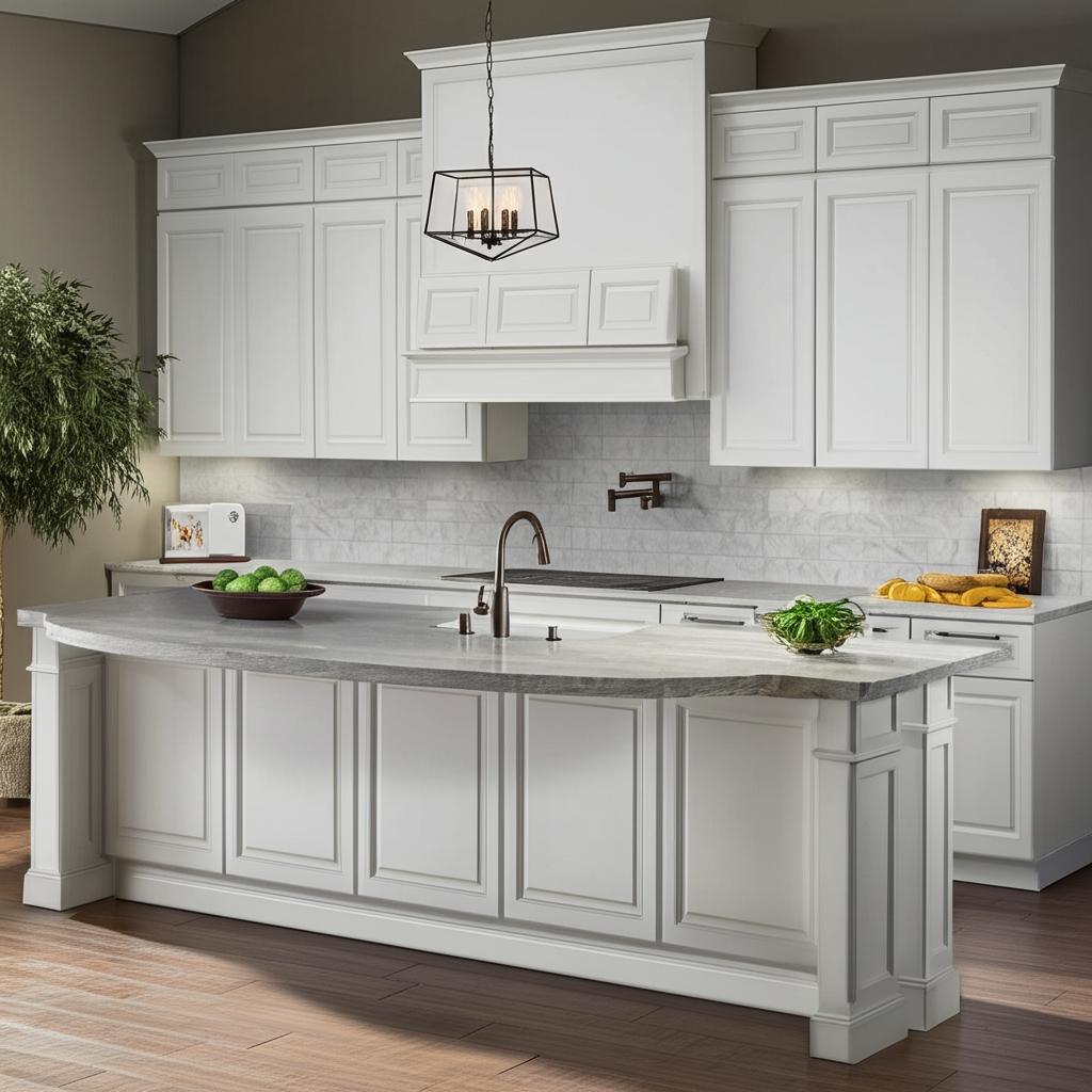 Hampton Bay Hampton 21 in. Satin White Wall Kitchen Cabinet