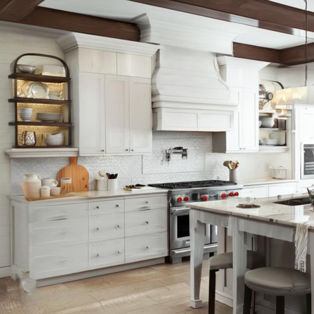 Hampton Bay Courtland 12x12x30 Shaker Wall Kitchen Cabinet in Polar White