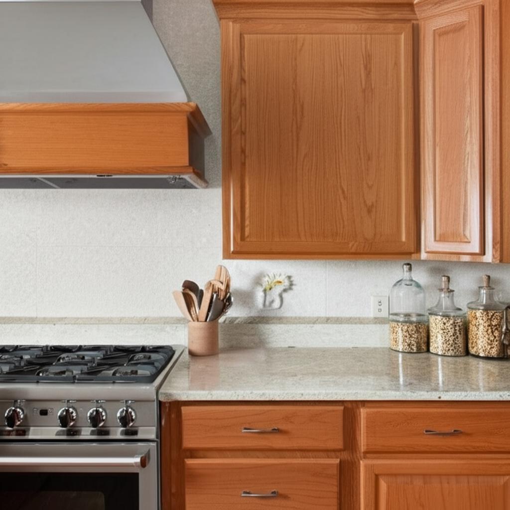 Hampton Bay Hampton 18x12x30 Wall Kitchen Cabinet in Medium Oak