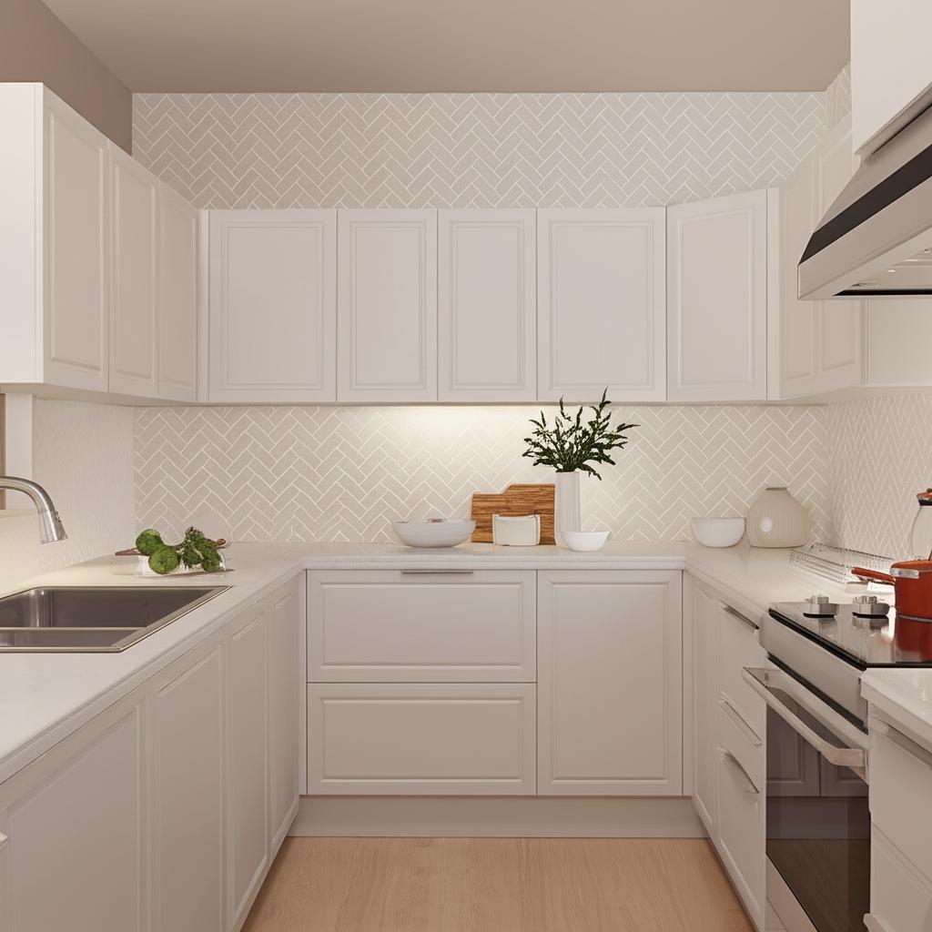 Hampton Bay Hampton 18 in. W x 12 in. D x 36 in. H Assembled Wall Kitchen Cabinet in Satin White